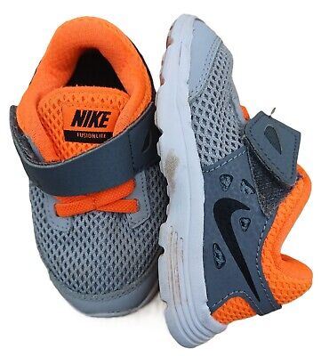 Nike Fusion Lite Toddler - Sneakers Tennis Shoes -Kids Size 6C Unisex - Orange