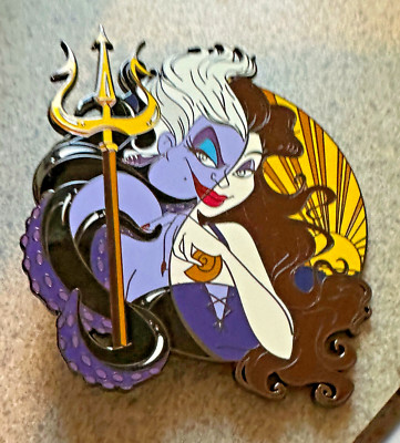 PIN URSULA VANESSA TRIDENT 3'' JUMBO FANTASY little mermaid SEA WITCH