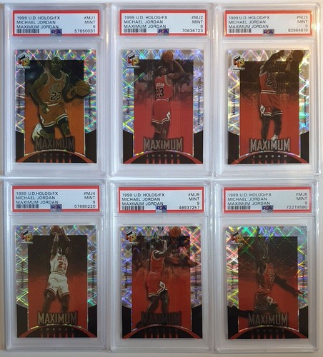 1999 UD HoloGrFX Maximum Michael Jordan COMPLETE SET OF 6