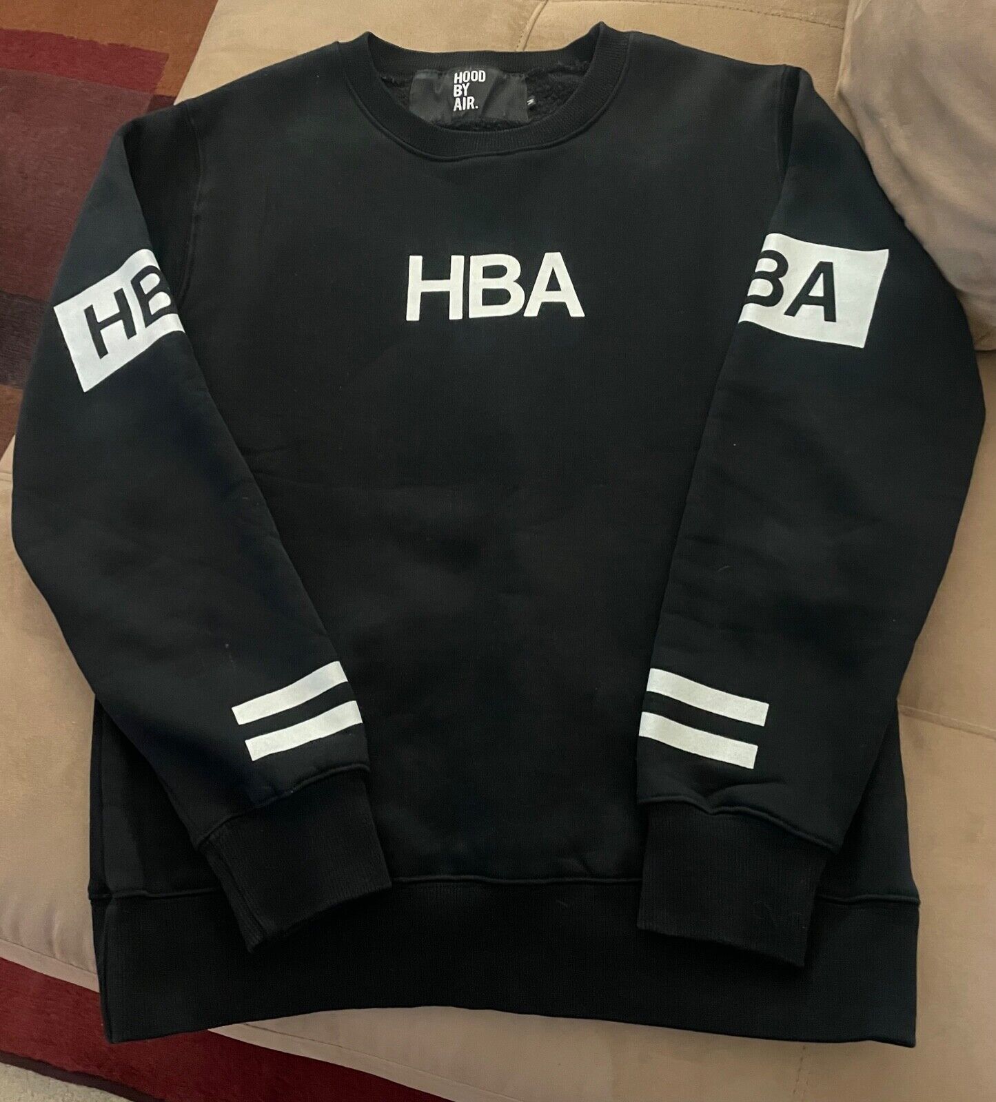 Men's Hood By Air HBA Black Sweatshirt Size M NWOT | eBay Men's Hood By Air HBA Black Sweatshirt Size M NWOT | eBay