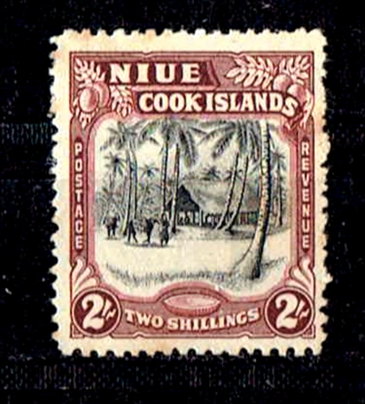 Cook Island. Niue 1938 2 Shillings SG#76 MH