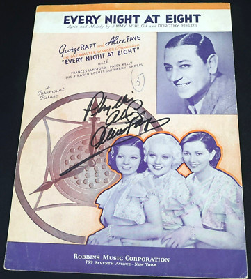 Every Night at Eight - 1935 Original Sheet Music for ''Every Night at Eight''