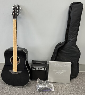 Keith Urban Black Label Platinum Acoustic Electric Guitar Complete Package New!