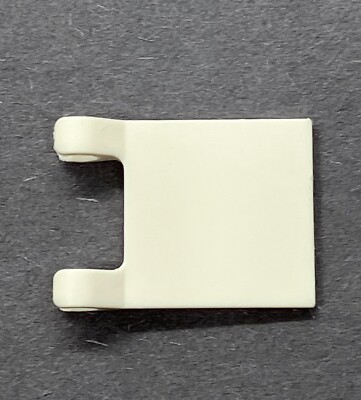 LEGO 2335 2x2 Square flag (1pc) - White Vintage