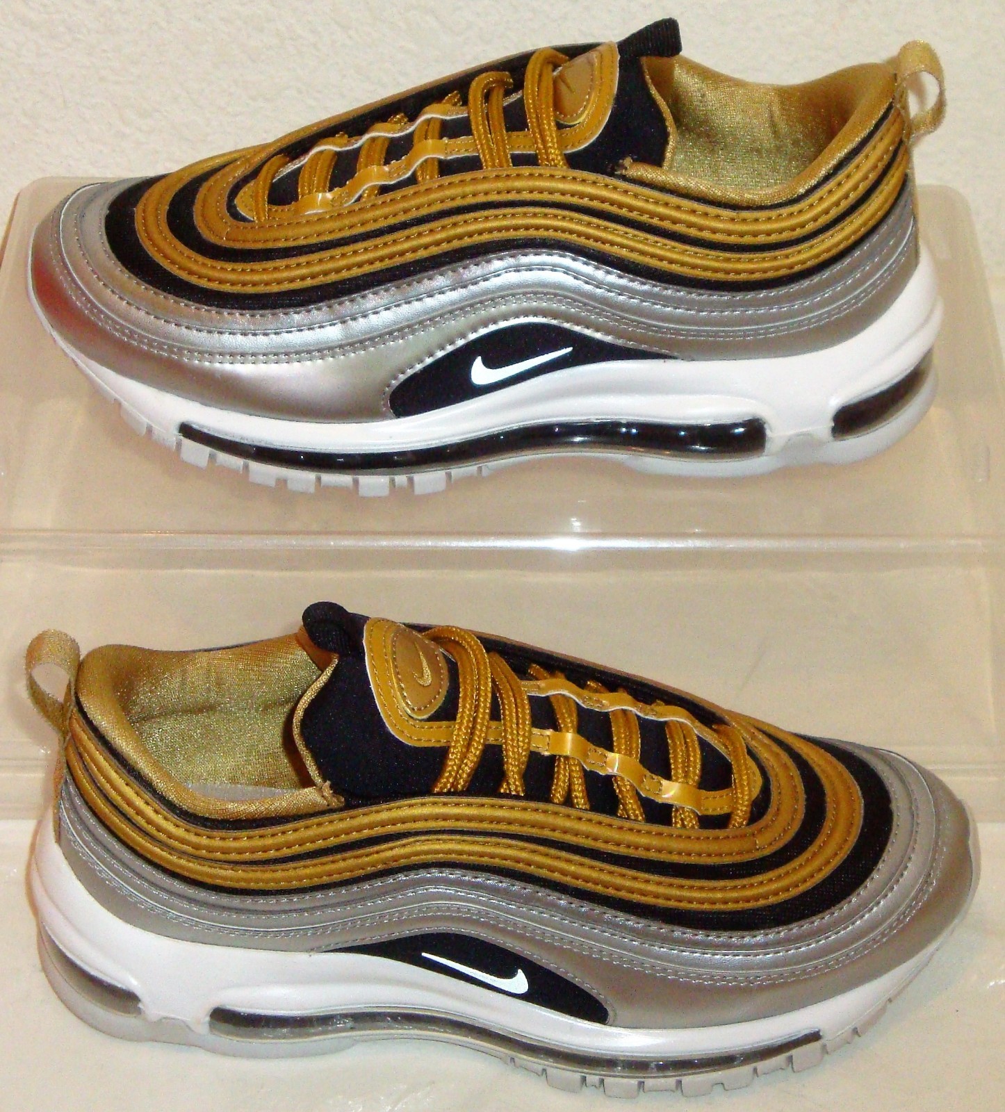 gold air max 97 women's