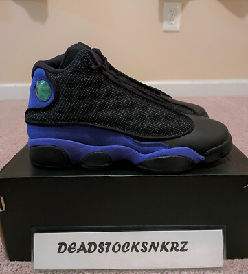 Nike Air Jordan 13 Retro Black Hyper Royal GS 884129 040 GS Sizes