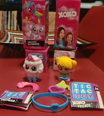 Tic Tac Toy XOXO Friends Pet Figurines Wings Putty Cutter Bracelet Maya Blair 