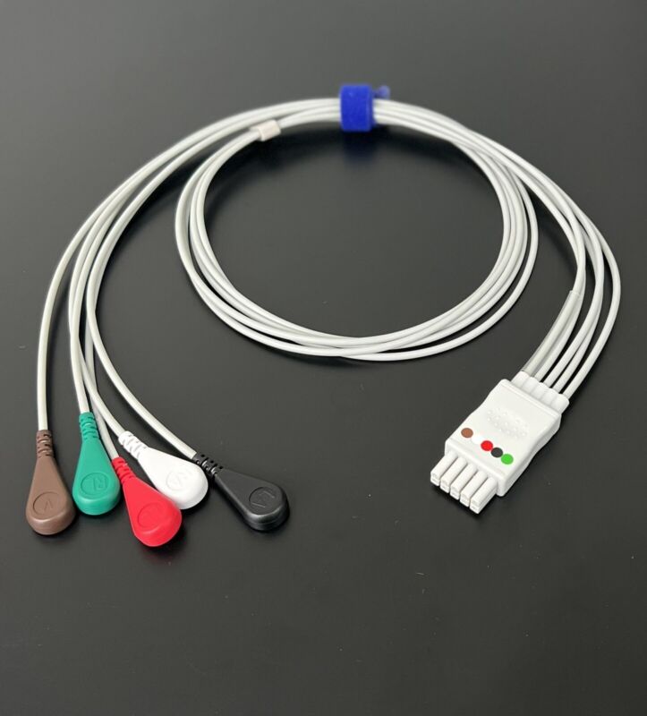 Mindray TD60 ECG Leadwire 5 Leads Snap - Same Day Shipping
