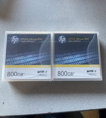 HP LTO3 Ultrium RW Data Cartridge 800 GB  2pcs