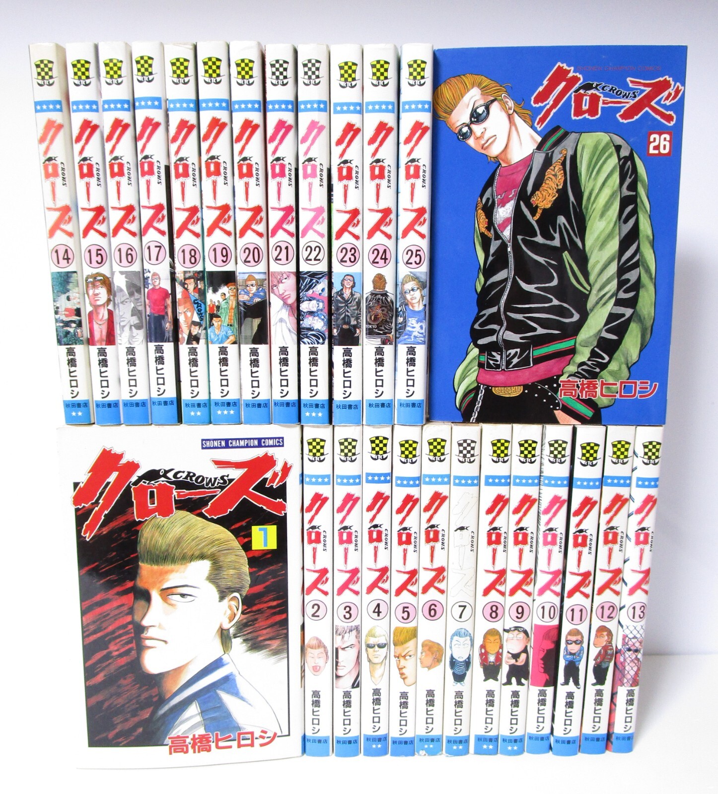 Crows : 完全版 v.1～v.16 Crows Vol.1-26 Complete Manga Set Japanese Edition by