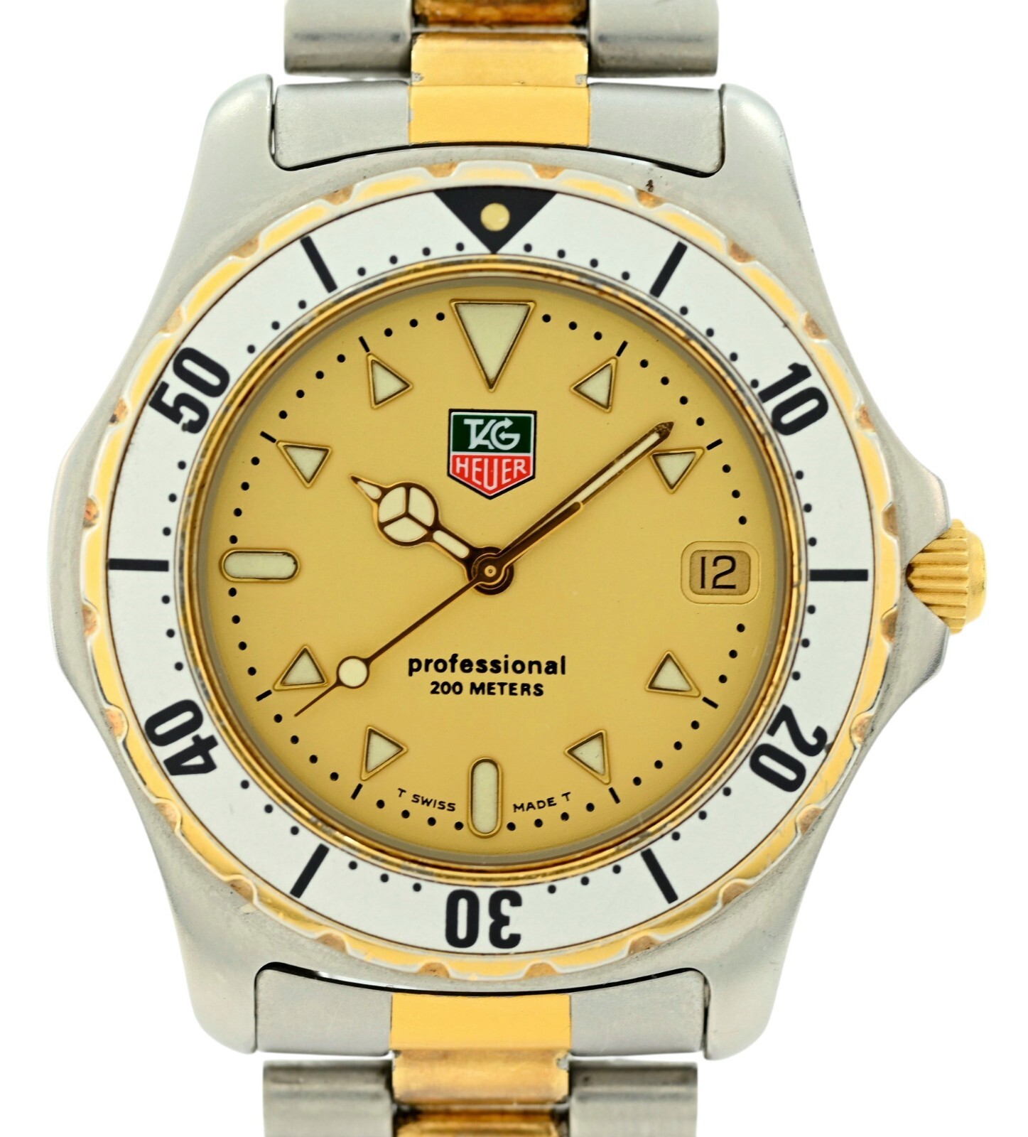 Tag Heuer 38mm Men's Professional 2000 Series Two-Tone Swiss