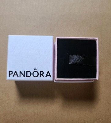 PANDORA Brand White Bracelet, Ring, Charm Box Shopping Bag Jewelry Gift Boxes