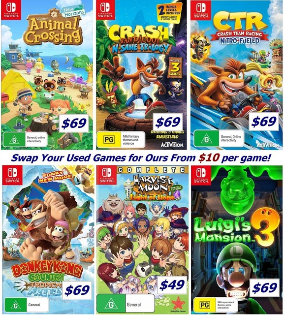 nintendo switch game exchange