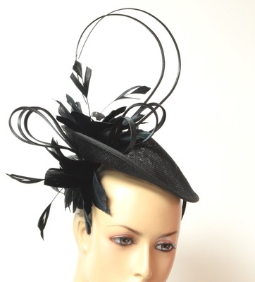 New High Quality Kentucky Derby sinamay fascinator-6606