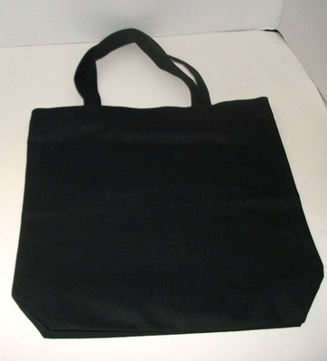 Matreshka Russian Nesting Doll Hand Painted Black Tote Bag 13