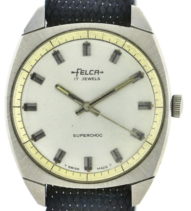 Felca  Vintage- Herrenuhr  Edelstahl Handaufzug 70er Jahre