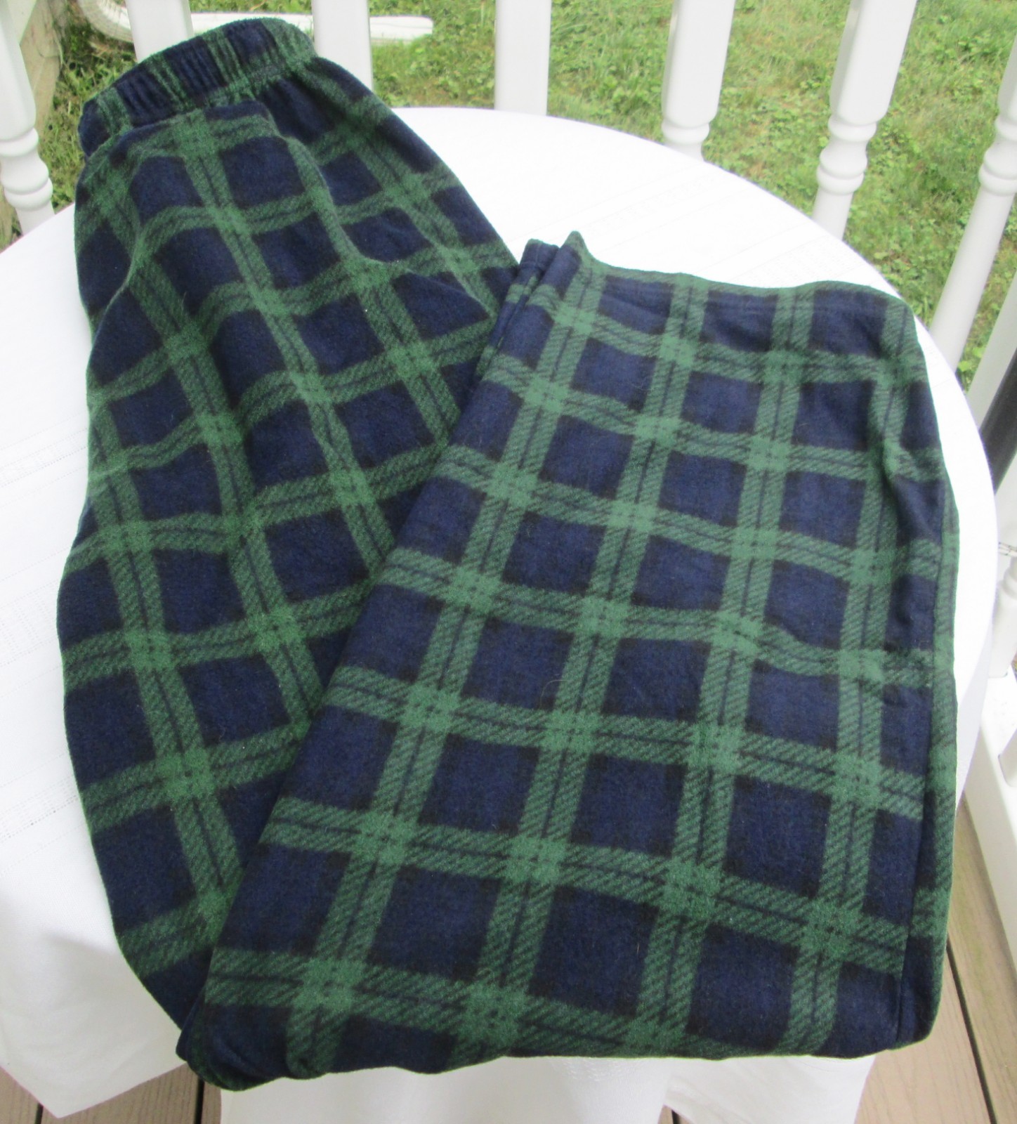 Soft Plush Stafford Essentials Sleepwear Pants Plaid Size M Classic Fit