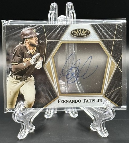 Fernando Tatis Jr. 2022 Topps Tier One Clear One On-Card