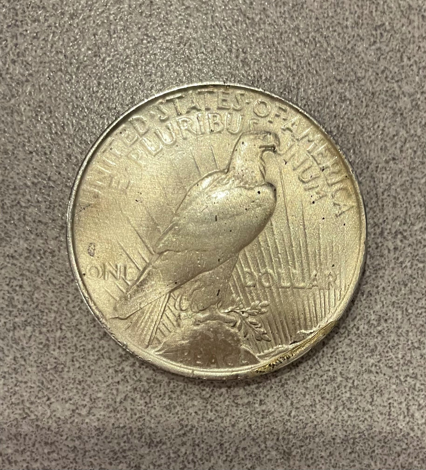 1922 Liberty Head Peace Silver Dollar No Mint Mark/Antique