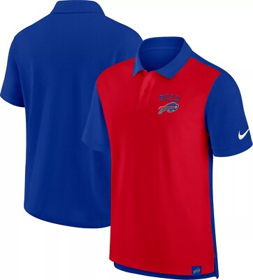 Buffalo Bills NFL Nike 2024 Blitz Pique Old Royal S.S. Polo/2XL-XXL/NWT!!