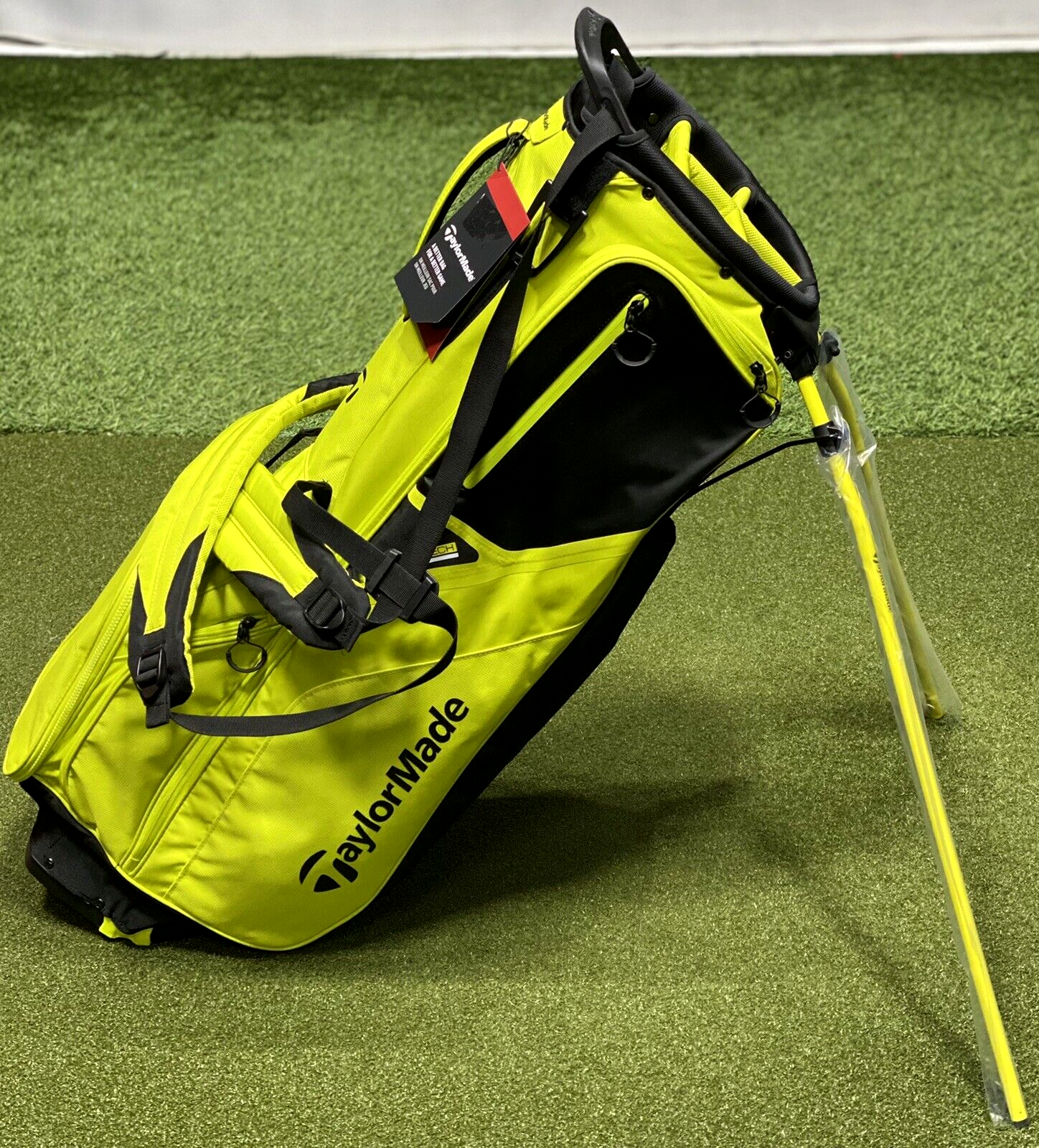 TaylorMade 2022 FlexTech Stand Carry 5-Way Golf Bag Neon/Black New #87912