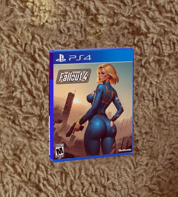 COVER ART ONLY Fallout 76 PS4 NO GAME NO CASE