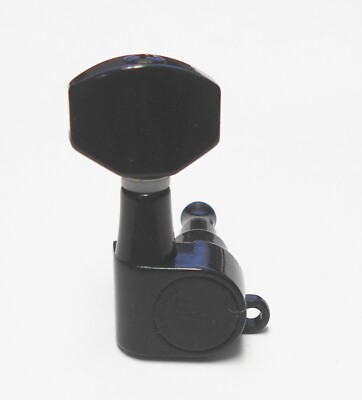 Hipshot Classic Closed Guitar Tuners Bass-side Qty-(6) 19mm Black - NOS