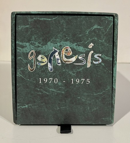 GENESIS 1970 - 1975 CD + DVD BOX SET (2008, RHINO/ATLANTIC