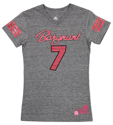 Футболка Adidas NBA Youth Girls Toronto Raptors Andrea Bargnani #7 Tri-Blend