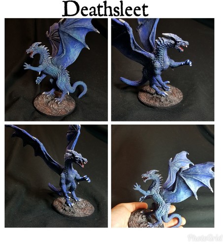 D&D Deathsleet Dragon Miniature COMMISSION SERVICE Dungeons and Dragons