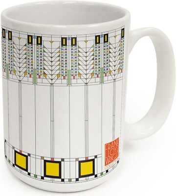 Frank Lloyd Wright Tree of Life 15 fl. oz. Ceramic Grande Mug