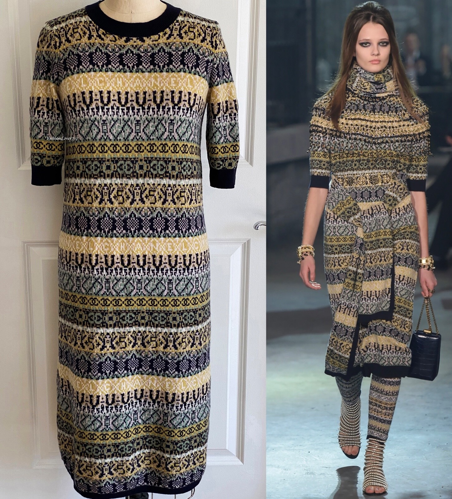 2024AW美品✨マイラン　Cashmere Knit A Line Dress LXXWMxBH long sleeve dresses for women 2024 Solid Color