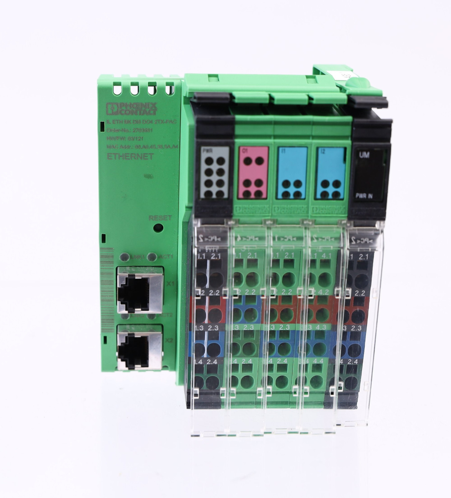 PHOENIX CONTACT IL ETH BK DI8 DO4 2TX-PAC 2703981 | eBay