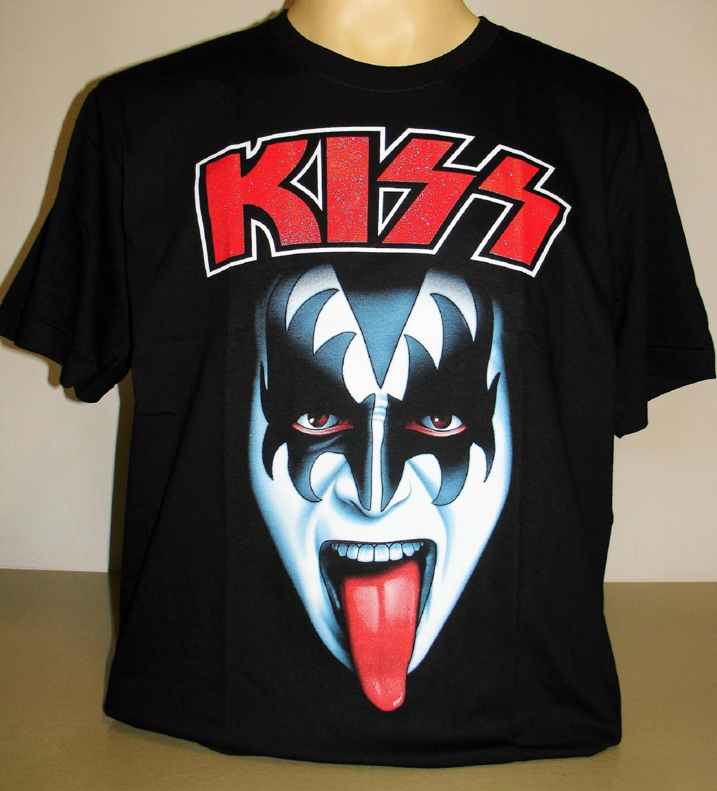 Kiss Gene Simmons T-Shirt Size S M L XL 2XL 3XL Rock Band
