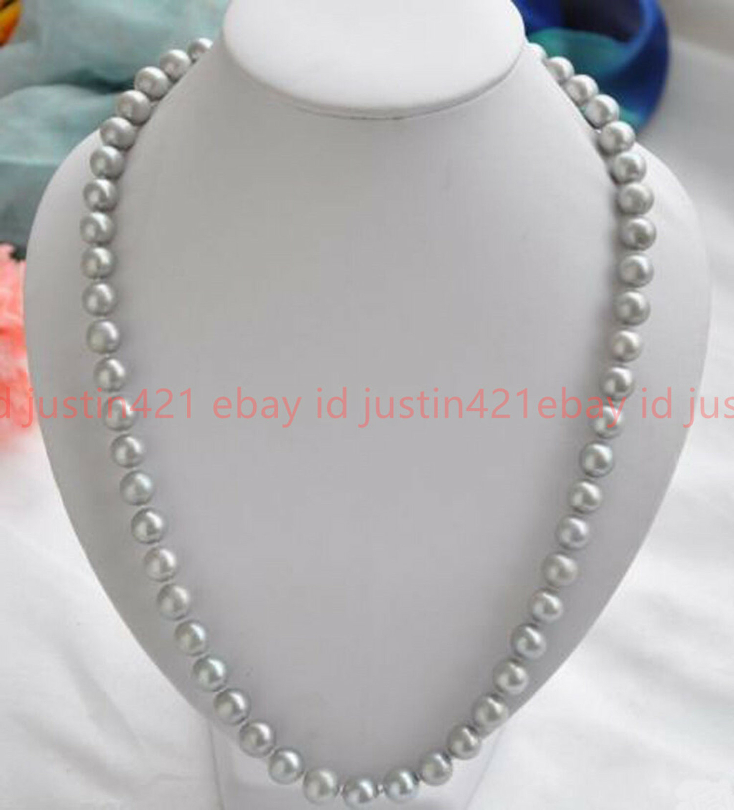 アクセサリー Pearl necklace Pearl and Cubic Zirconia Cluster Necklace | David's Bridal