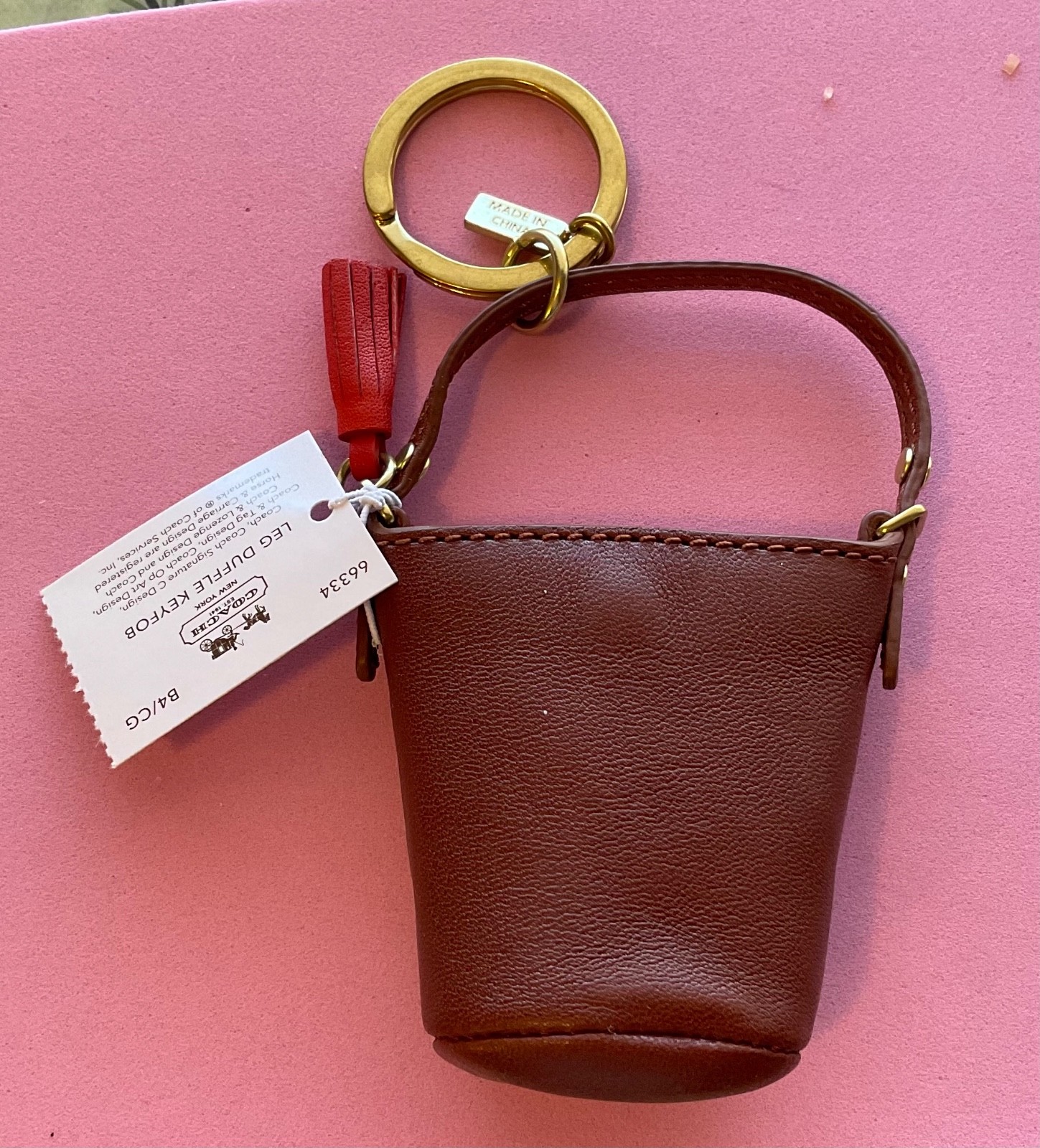 小物 COACH ARCHIVE 3D SATCHEL PURSE KEY FOB Vintage Coach Daypack 9960 9791 Key Fob, Solid Brass Bag