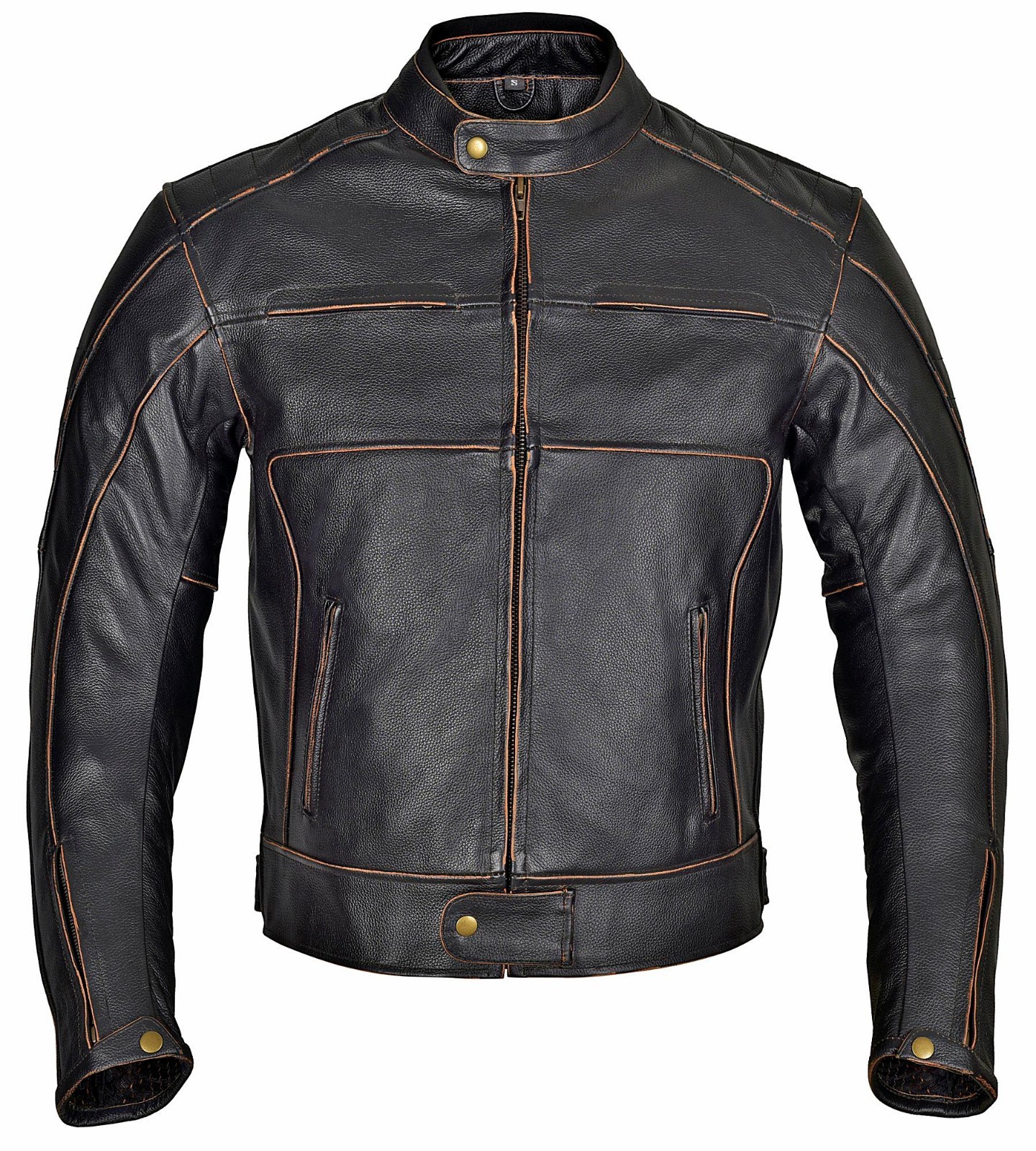 【vintage】Genuin leather hunting jacket Stylish Men's Real Leather Jacket - Vintage Genuine Leather