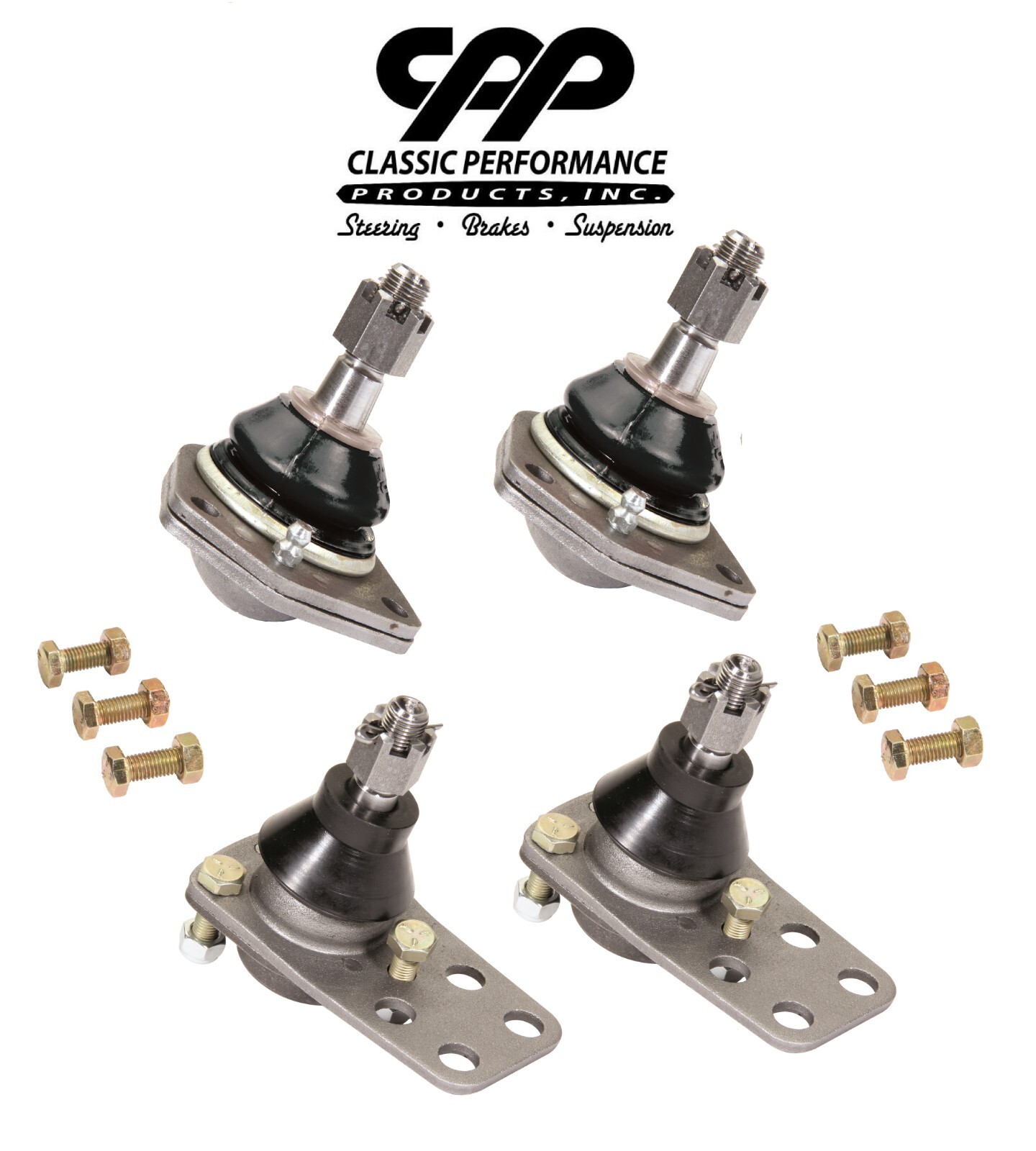 1962-67 CHEVY II NOVA UPPER LOWER BALL JOINTS PAIR NEW