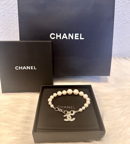 CHANEL Plate Bracelet Silver シャネル ココ 950 CHANEL Plate Bracelet Silver シャネル ココ 950