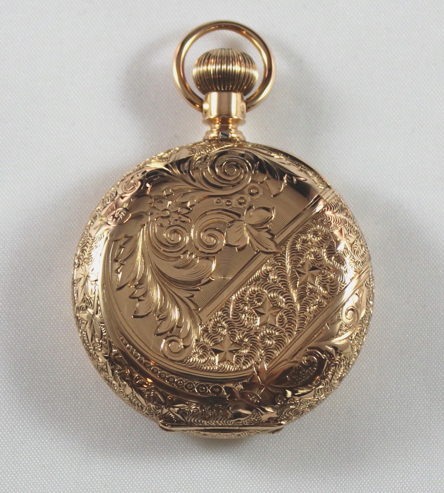 Elgin 14k Gold Full Hunter Pocket Watch size 6