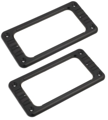 (2) Pickup Rings Surrounds ''Bezels'' for Gretsch Filtertron Pickup - BLACK
