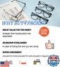 WEMOOTANTS 4 Pack Reading Glasses 3.5 for Women Men, Large Square Readers 350 Tortoise Frame with Spring Hinge, Mens Designer Reader Glasses 1.00 1.25 1.50 1.75 2.00 2.25 2.50 2.75 3.00 3.50 4.00