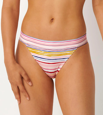 Sloggi Shore Candy Basslet Tanga Swim Bottom Pink UK L BRAND NEW