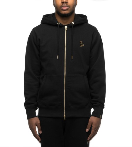 OVO Drake Octobers Very Own French Terry zip hoodie size XL black extra Large