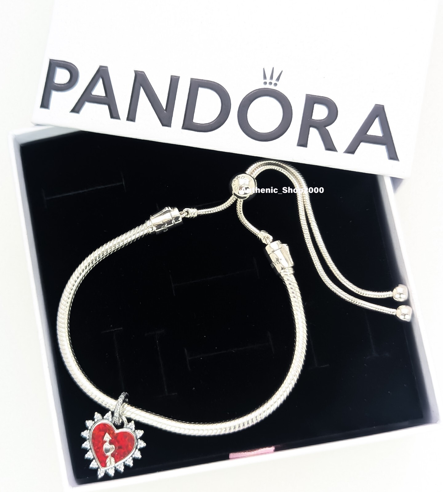 NEW 100% Authentic PANDORA Spinnable Arrow Heart Charm