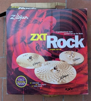 Zildjian set 4 piatti ZXT Rock pack con Scatola e Custodia - 4 cymbals with case