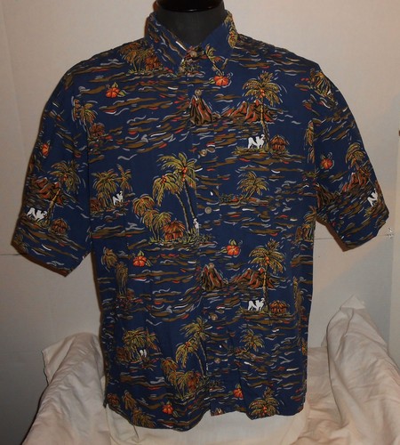 Wacko Maria Notorious BIG Hawaiian Shirt S White Rayon Used