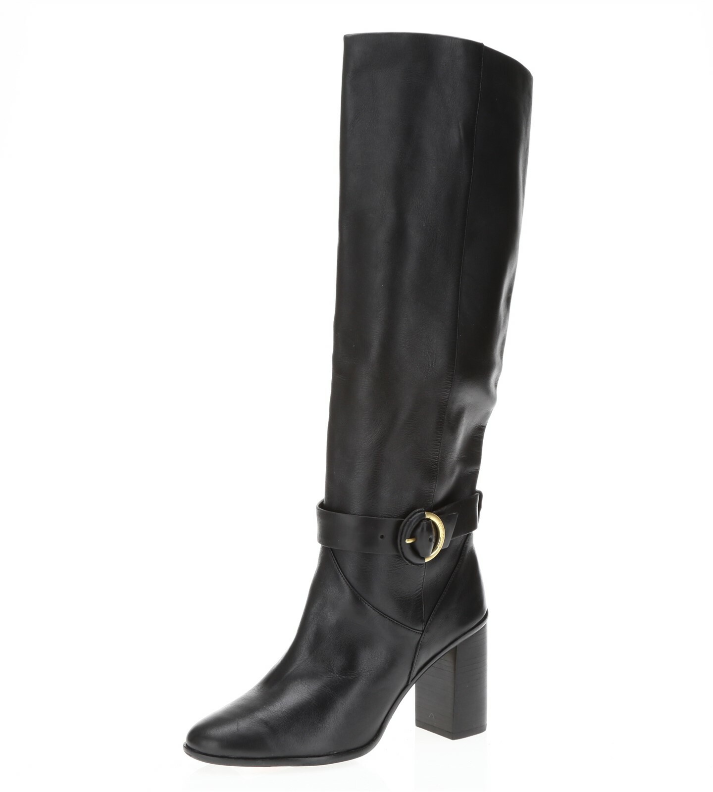 Womens TED BAKER Celsiar 167370 Black Leather Knee High Pull on Boots size 38