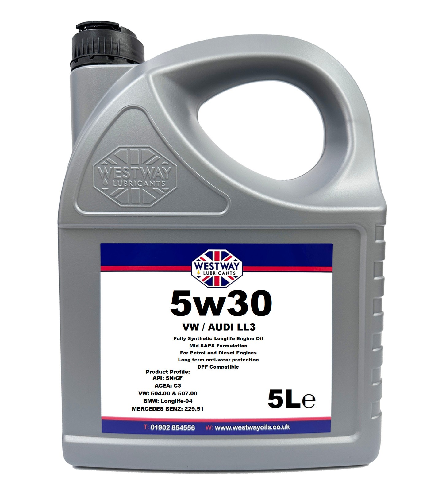 5L Westway Audi/VW Quantum Spec VW LONGLIFE 3 Oil - 5w/30 - 5