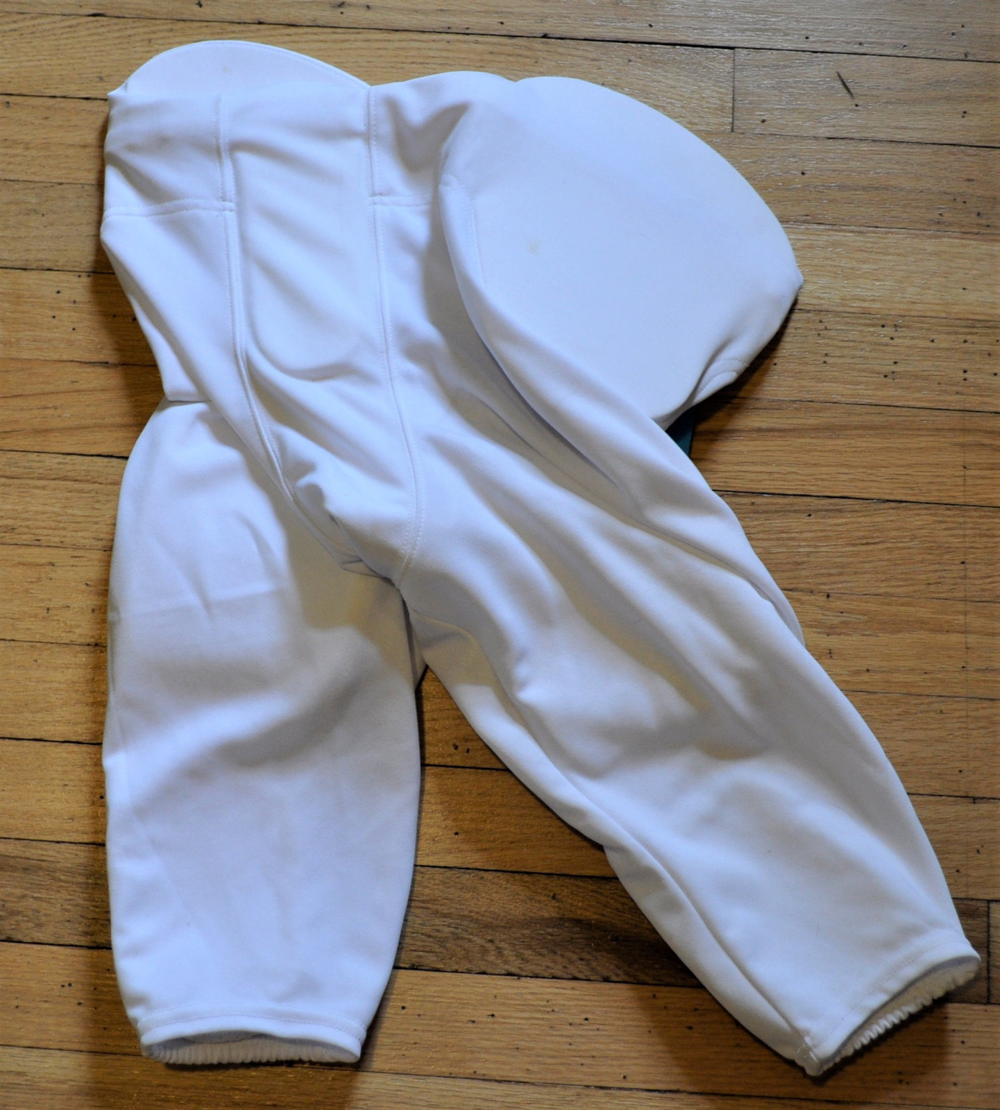 SCHUTT Varsity Integrated Football Pant ~ PADDED WHITE UNUSED ~ Size LARGE adult